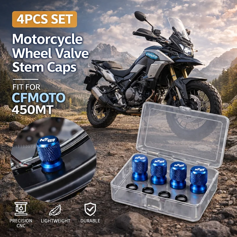 

Для мотоциклов CFMOTO CF MOTO CF450MT 450MT 450 MT MT450 2024 2025: Аксессуары, крышка вентиля шины из алюминия с ЧПУ, заглушка воздушного порта