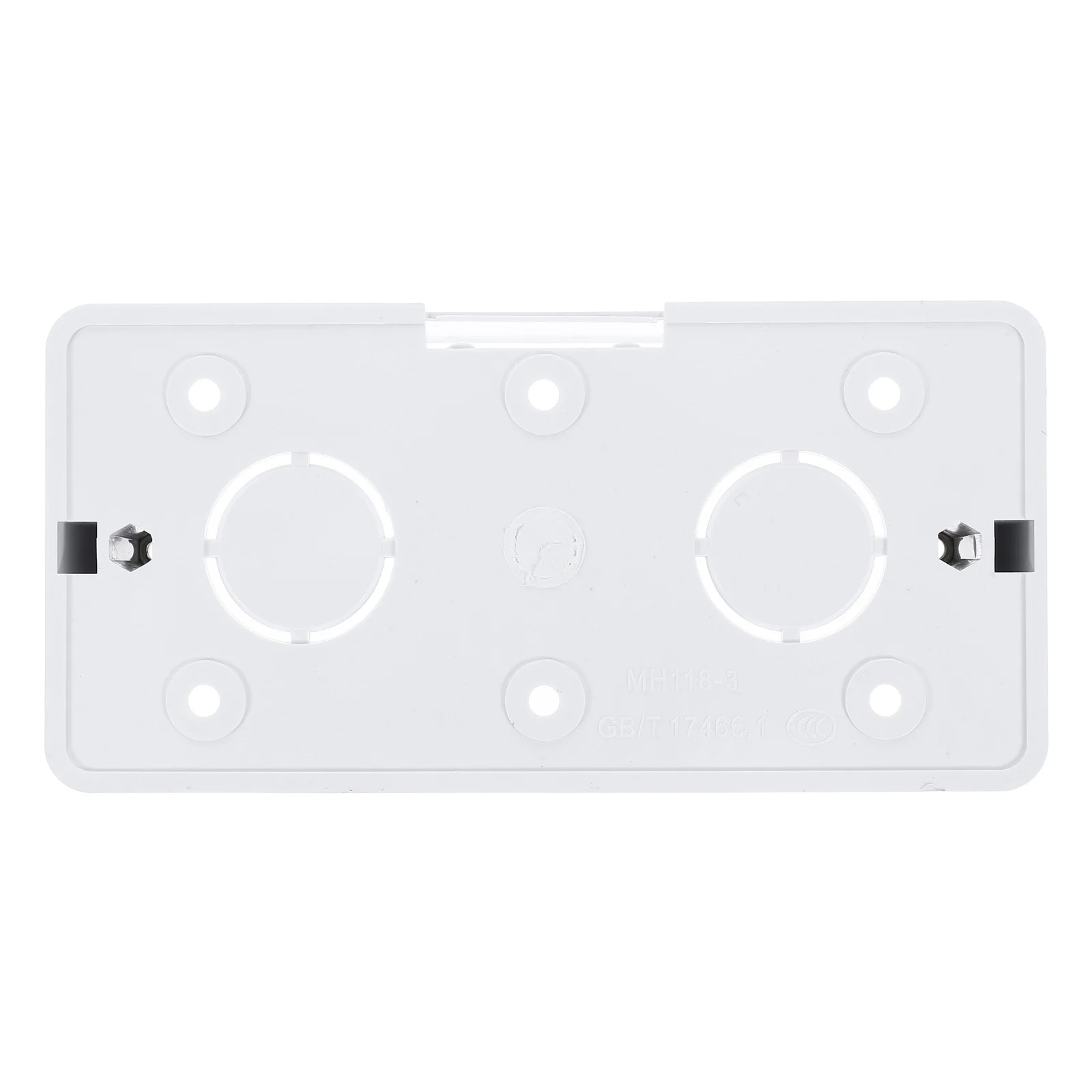

118 Mount Electrical Box for Wall Switches and Sockets Smooth Installation Hidden Wiring Organized Setup Residential