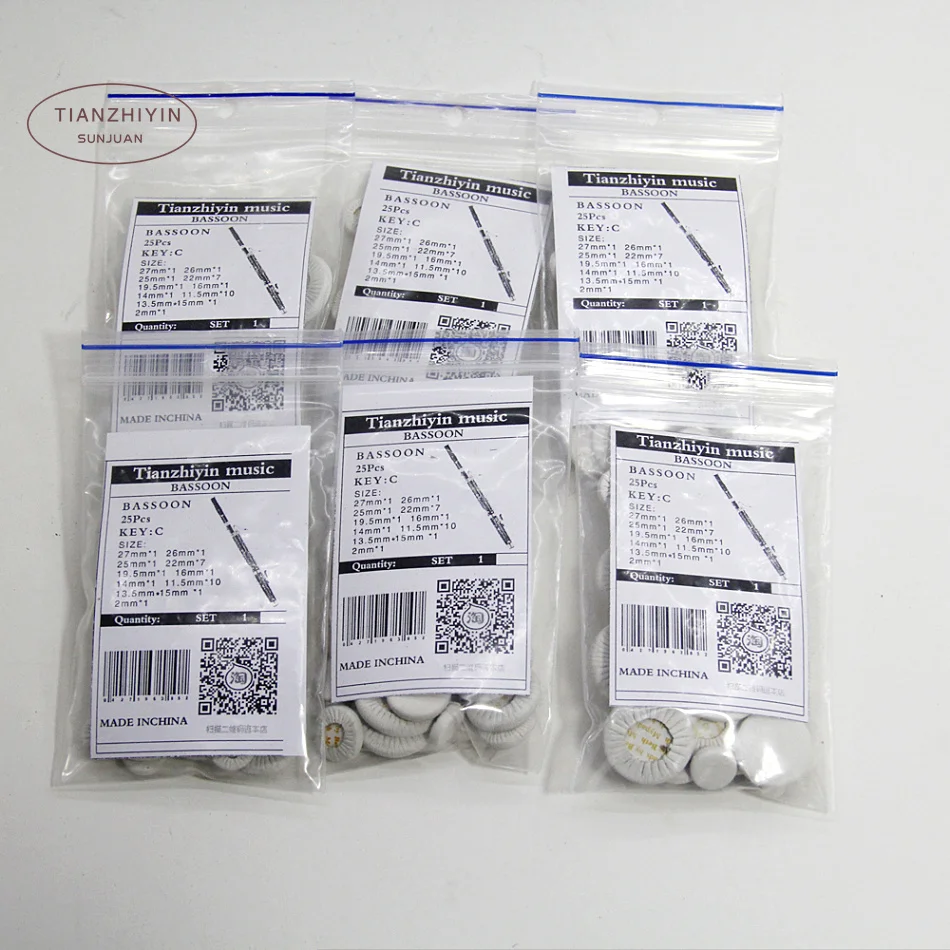 

One package equals 25 Bassoon mat Excellent bassoon pads 25 pcs leather Basson Maintenance bassoon pads Real Leather