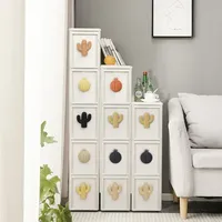 Narrow Gap Storage Cabinet for Bathrooms, Slim Kitchen Refrigerator Rack, Movable Space-Saving Organizer, No-Install Shelf