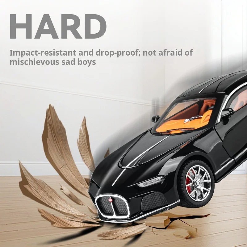 1:24 Atlantic Exquisite Alloy Simulation Super Car Model Collectible Figurine Boys Toy Desktop Decoration and Gift