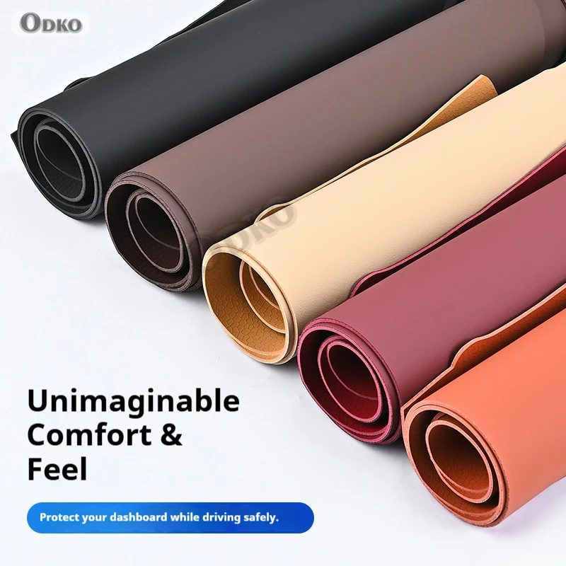 ل MG ONE الجلود لوحة سيارة الشمس الظل حصيرة أداة مكتب عدم الانزلاق غطاء إكسسوارات جلدية القوالب الداخلية #5