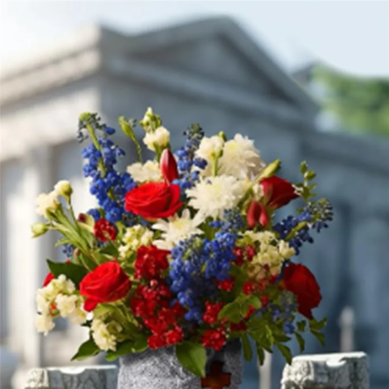 

ABWR-Crosses Graveyard Flower Pot,Solar Cemetery Vase, Memorial Flower Stand With Spiked Tombstone, Flower Pot Display