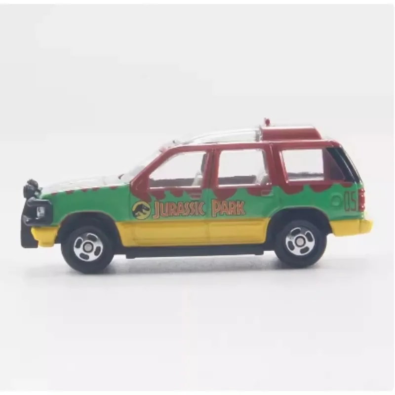 TAKARA TOMY Dream141 coche turístico de Parque jurásico, modelo de coche de aleación de fundición a presión, decoración decorativa, regalo para amigos