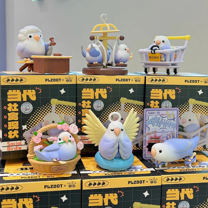 Original Plzdot Civilization Bird Taro Contemporary Society Poultry Status Quo Series Blind Box Third Bullet Doll Cute Ornaments