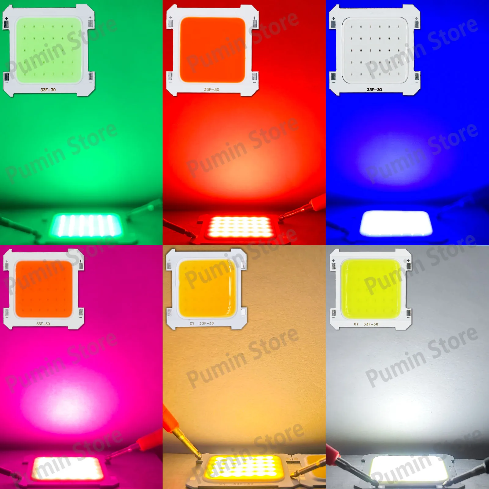 LED 3V 3333 COB Koralik Przenośna Mini Super COB Latarka Brelok Bombillas LED Akcesoria Sprzęt Kempingowy DIY 1/5/10 szt.