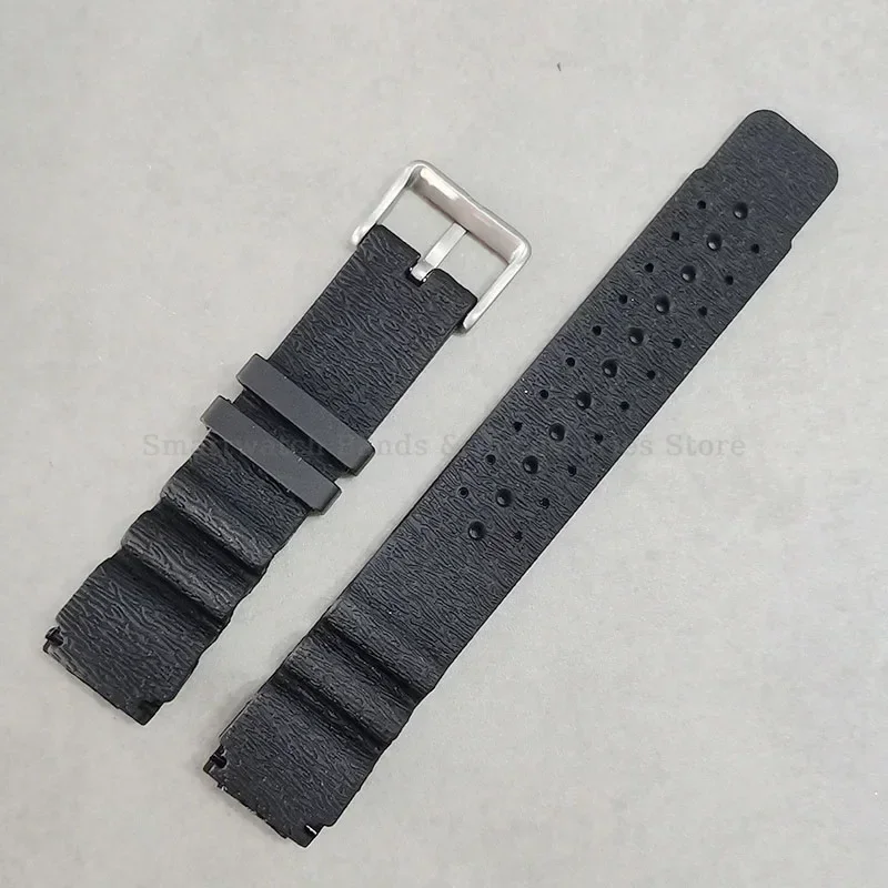 ND الحدود غواص سيليكون المطاط حزام 20 مللي متر 22 مللي متر 24 مللي متر حزام (استيك) ساعة للمواطن ل سايكو لشبح المياه لحزام الغوص Promaster