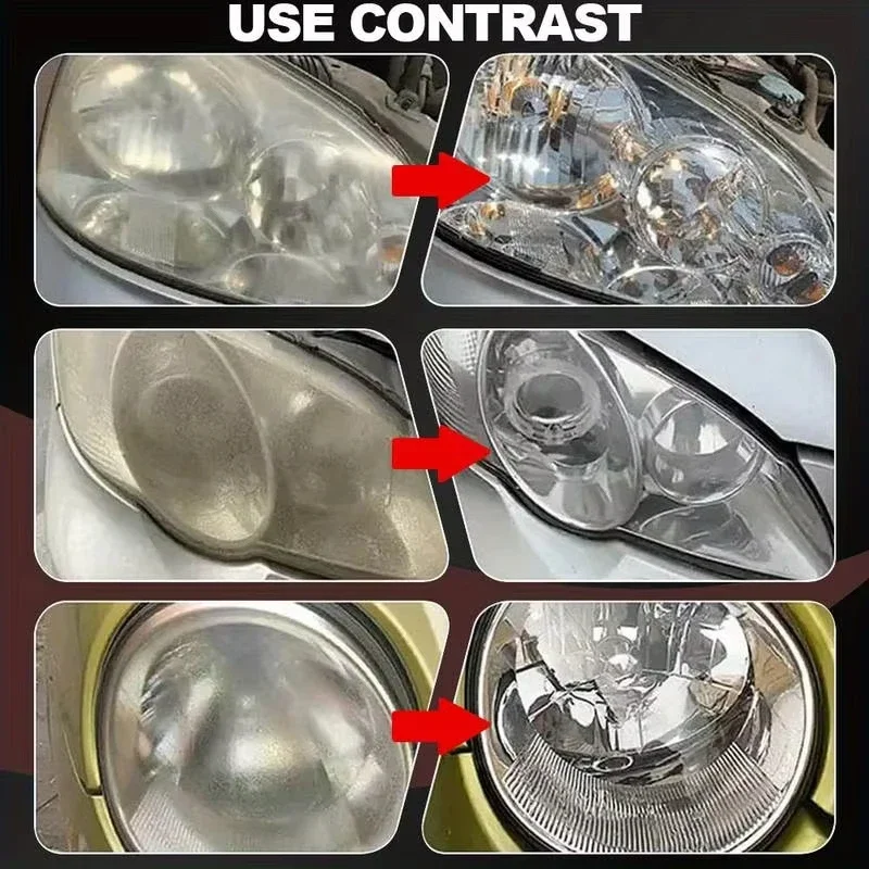 Реставратор линз для автомобильных фар, ремонтный агент, жидкое полирование, ремонт, защитный реставратор автомобильных фар, обновление линз для