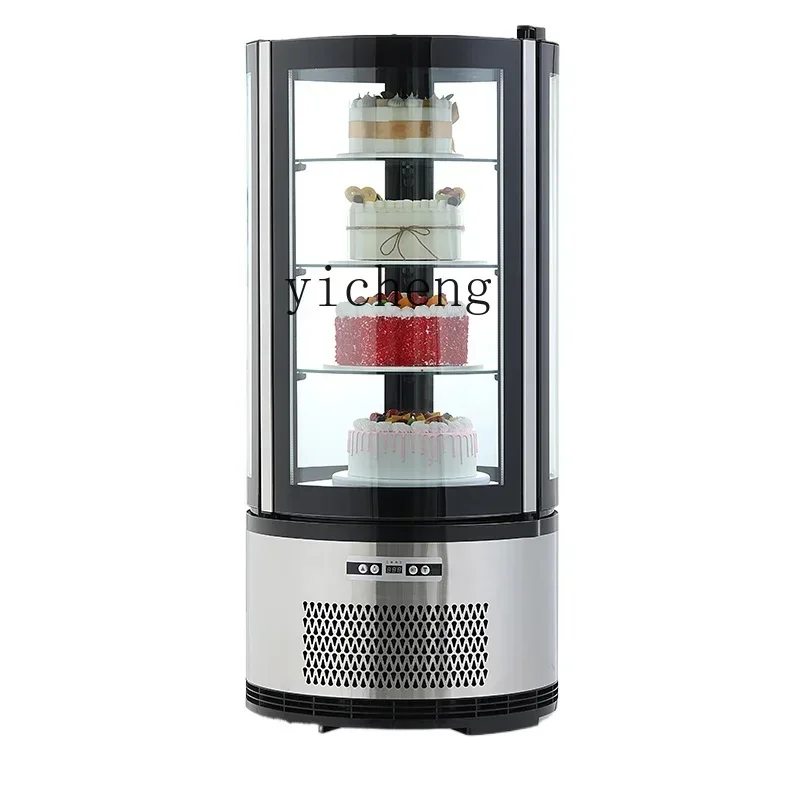 

Display Cabinet Commercial Refrigerated Cake Counter Fresh-Keeping Vertical Dessert Cabinet Supermarket Beverage