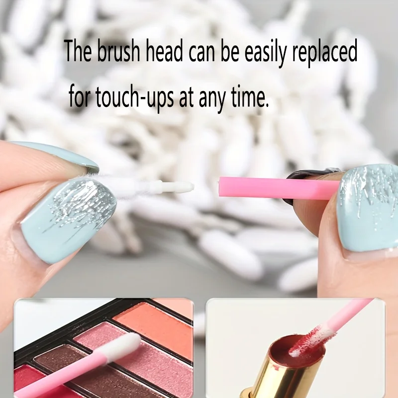 فرش الشفاه، فرشاة المكياج، أداة توزيع أحمر الشفاه، أداة تجميل المكياج، ملمع الشفاه القابلة للاستبدال وأدوات تطبيق أحمر الشفاه #5