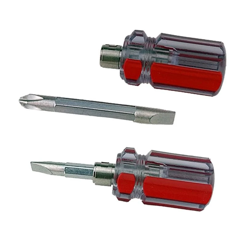 

R9UF 2PCS Миниатюрные магнитные отвертки для дома и энтузиастов DIY с двойным головом с плавной головой и скрещиваниями