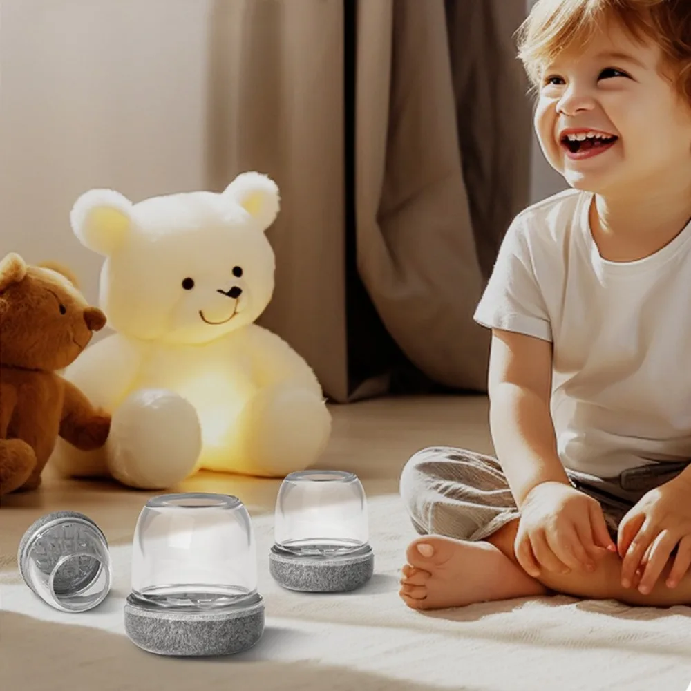 8 قطعة كرسي السيليكون الساق حامي يغطي سميكة ورأى أسفل كرسي الساق قبعات عدم الانزلاق تقليل الضوضاء طاولة أثاث الساق وسادة المنزل #4