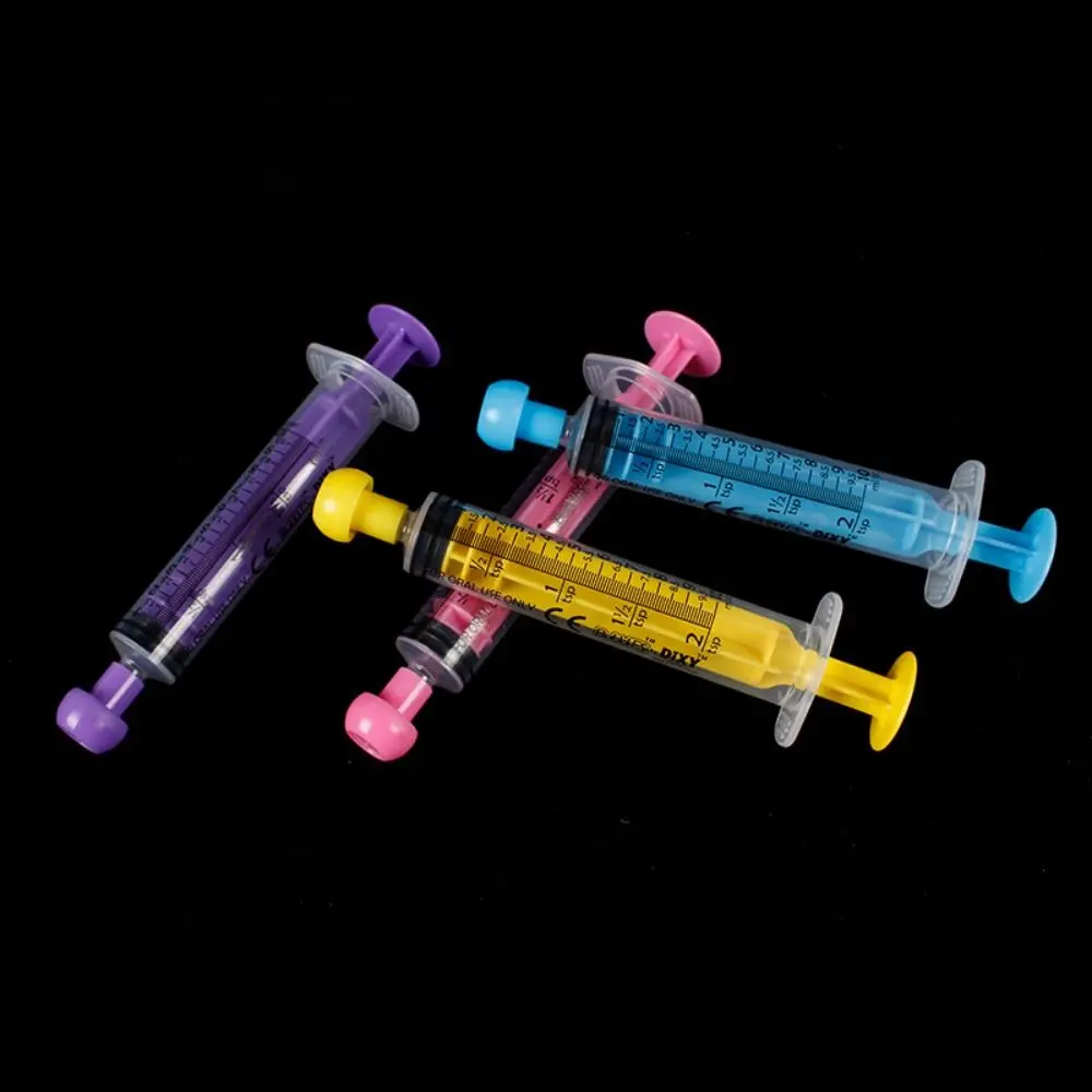 Durable With Rubber Stopper Feeding Syringe Medicine Feeding Disposable Feed Pacifier with Scale Newborn Pet 5ml 10ml