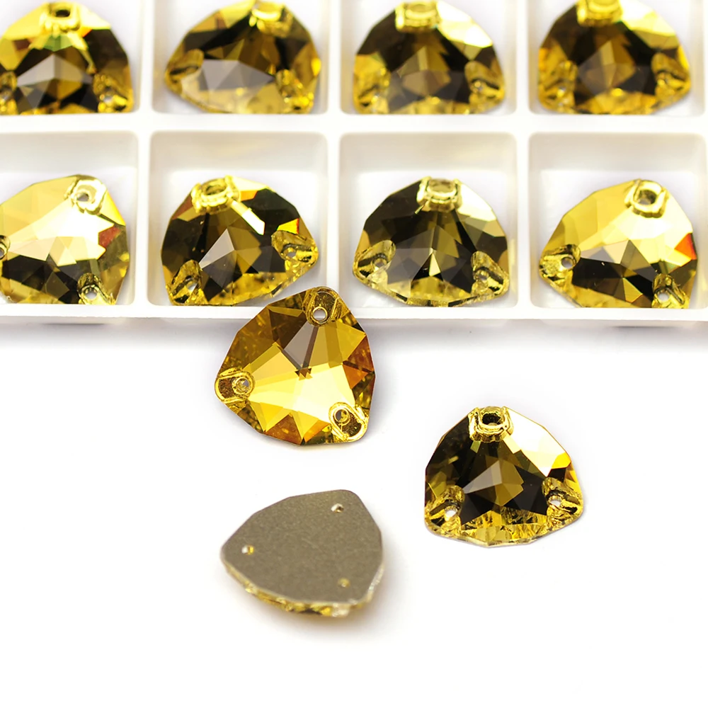 Mischfarbene Kristall-Trilliant-Strasssteine zum Aufnähen, K9-Glas-Kristall-Handwerks-Nähsteine für die Dekoration von Hochzeitskleidern – Detail 13