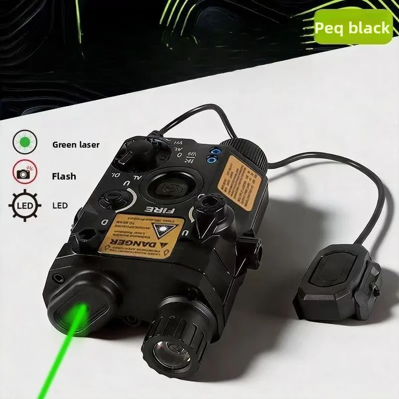 PEQ15 Style Alloy Multi-Function Hobby Decor Module LED Flash & Strobe Mode with Wired Triple Control Switch