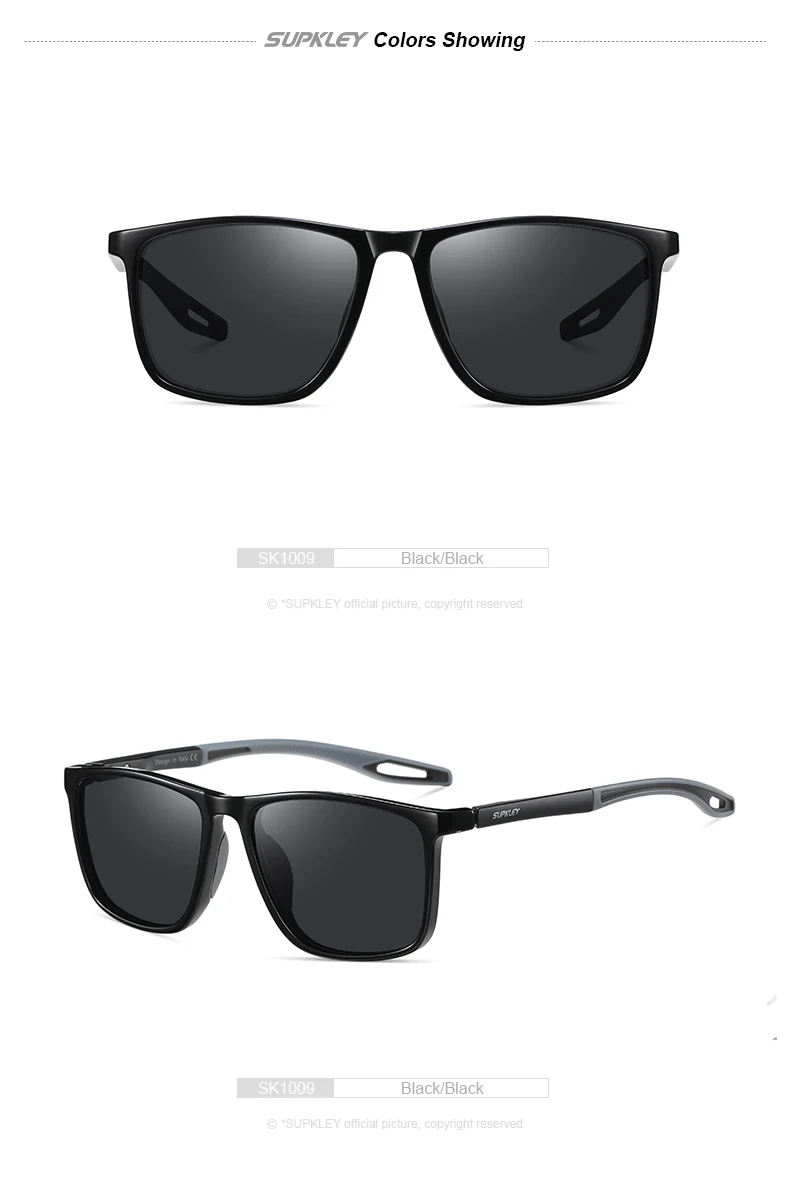 Supkley sport sonnenbrille für männer frauen bequeme leichte polarisierte sonnenbrille uv400 brillen zubehör beste geschenk wahl – Detail 7