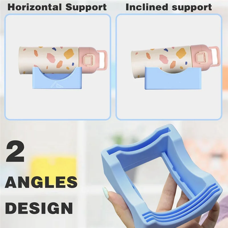 Top Deals Cup Cradle Silicone Cup Holder Tumbler Holder For Tumblers Crafting For Crafts, Tumbler Stand With Built-In Slot