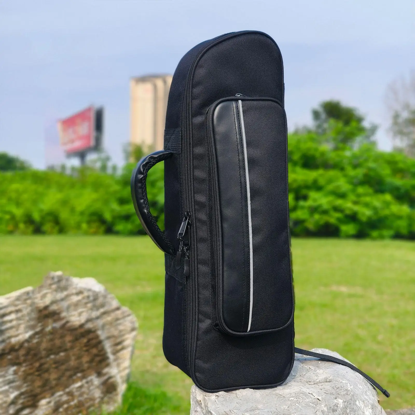 Trumpet Gig Bag Carrying Case for Professionals Stage Performance Mutes