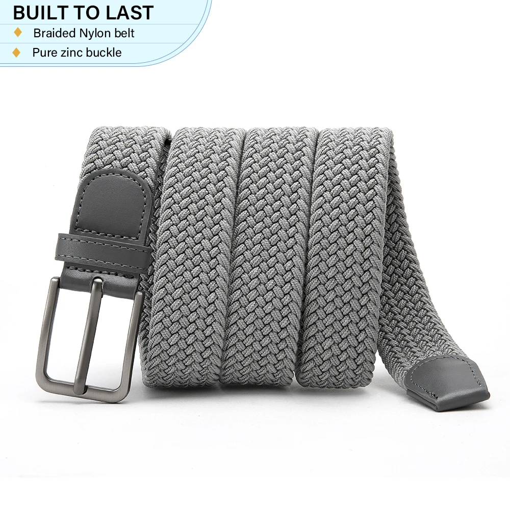 Männer Casual Woven Elastische Gürtel Für Outdoor Klettern Leinwand Hosen Gürtel Hohe Qualität Trend Mann Gepaart Mit Jeans Gürtel – Detail 10