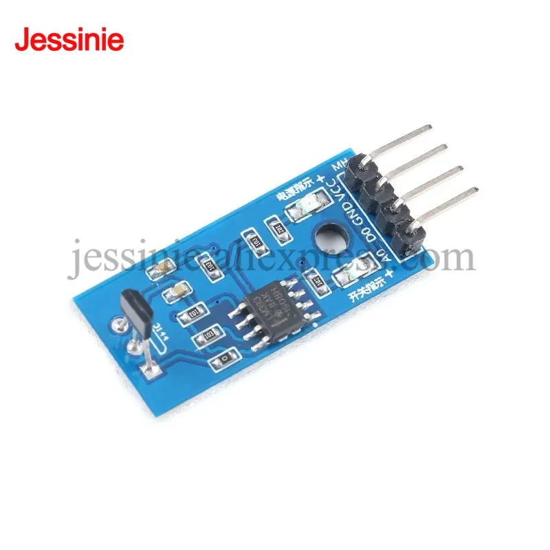 5pcs/lot Hall Sensors Module 3144E Hall Switch Speed Magnetic Swiches Speed Counting Sensor Module for Arduino Smart Car