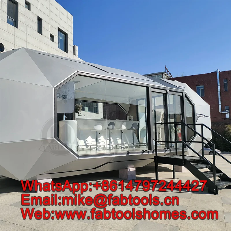 Prefab House Space Capsule Bed Cabin Hotel Container Home Sleep Pod Outdoor Mobile Tiny House Luxury Capsule House