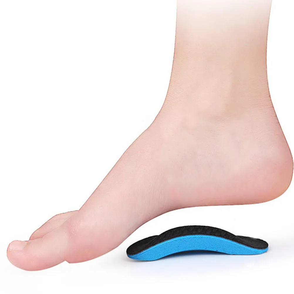 

2 Pairs Arch Support Pads Foot Inserts For Flat Feet Cushion Shoe Insoles Walking Standing Pain Relief Reusable Foot Arch Pads