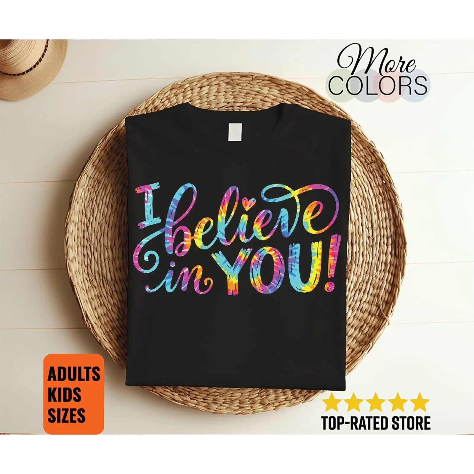 I Believe In You Motivational Testing Day Teacher T Shirt Encouragement Exam Success School Student Support Apparel  vintage