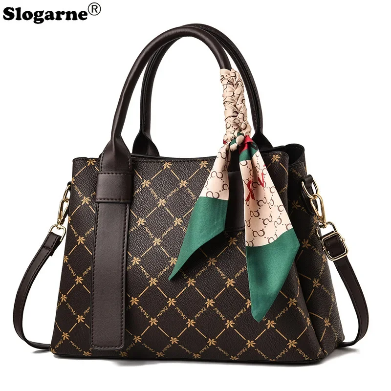 

Fashion Handbag Women High Quality PU Leather Tassel Top-handle Bag Luxury Shoulder Bag Large Capacity Lady Tote Design Purse