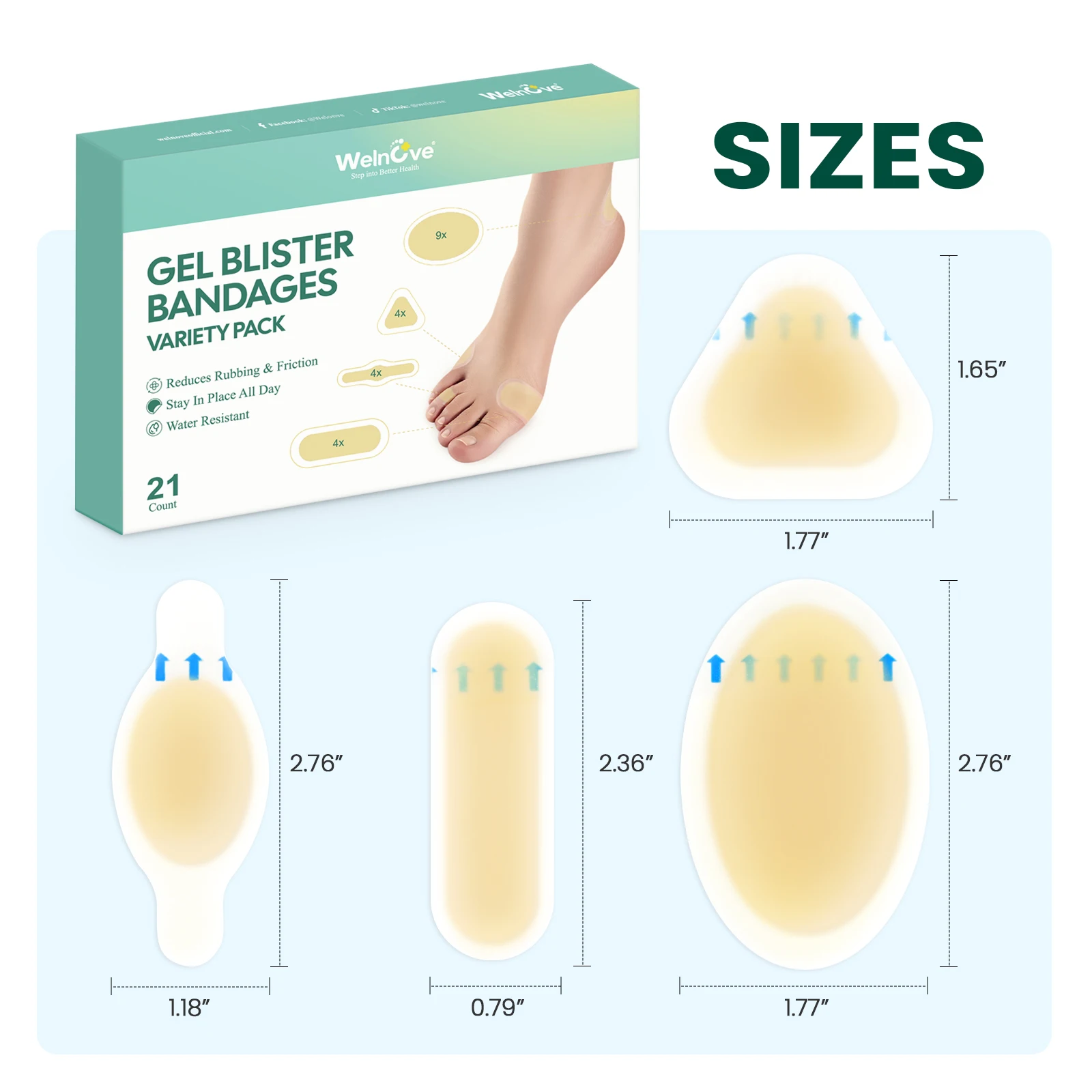

10/20/30Pcs Sumifun Bunion Correct Pain Relief Plaster Foot Blister Removal Patch Anti-Abrasion Feet Corn Breathable Sticker
