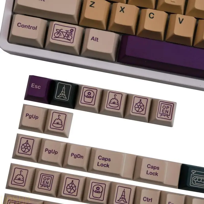 

D08B Florist Keycaps for 143 for Key PBT Dye-Sublimation Mechanical Keyboard Keycap