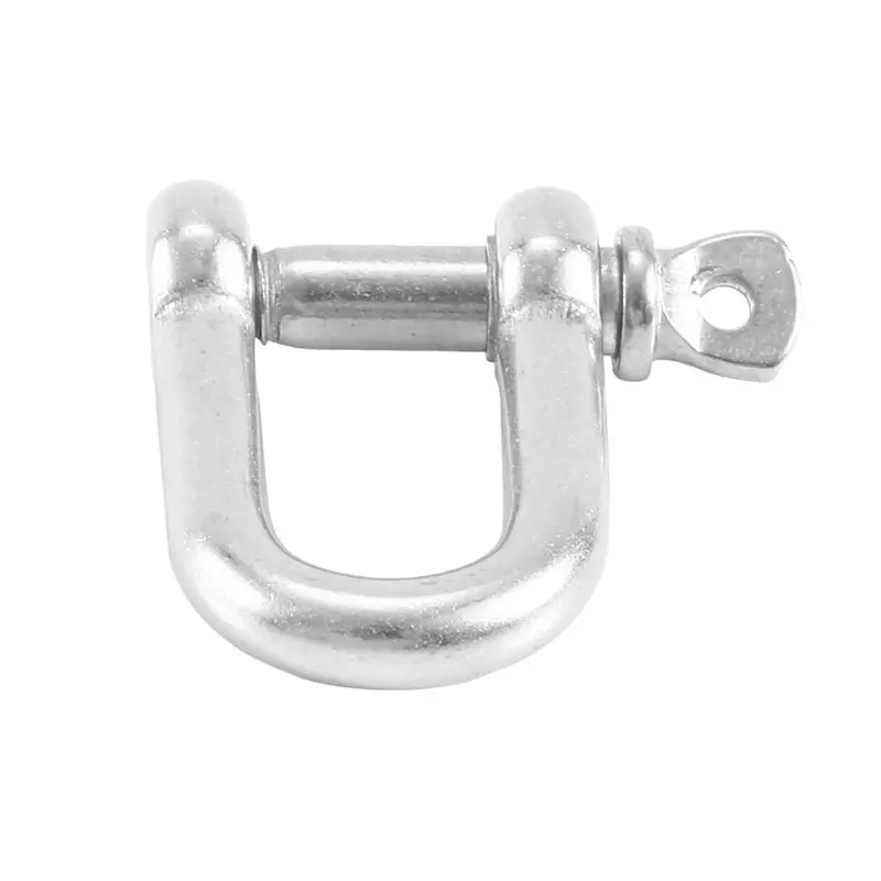 Superior-M6x38mm Straight D-Shackle, Short, Stainless Steel AISI 316