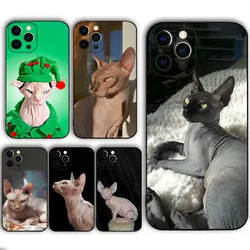Pet Sphynx Sphinx Cat Phone Case For IPHONE 15,13,14,12,Mini ,11, Xr, X ,Xs Pro Max 8, 7 Plus Back Cover