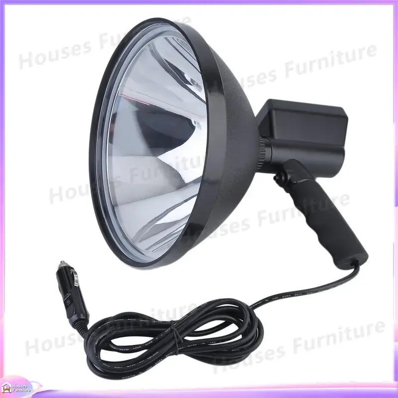 9 Inch 240mm 55W HID Xenon Handheld Spotlight 12V 24V Searchlight Waterproof Outdoor Camping Work Light Portable Beam Lamp