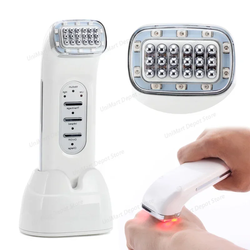 Radio Frequency Facial Machine, RF EMS LED Photon Beauty Device for Skin Tightening, Anti-Aging, Wrinkle Reduction Face Lifting