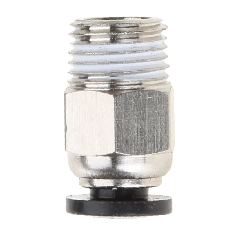 3D Printer Parts V6 Pneumatic Quick Connector Fitting PC4 01 M10 for 1.75mm PTFE Tube Bowden Extruder Hotend J-Head