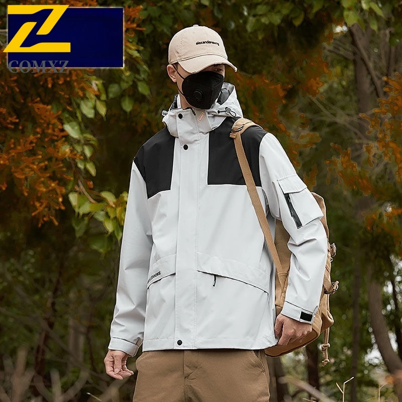 

COMXZ легкая ветровка износостойкая водонепроницаемая уличная приключенческая велосипедная альпинистская классическая мужская одежда новая Chaqueta