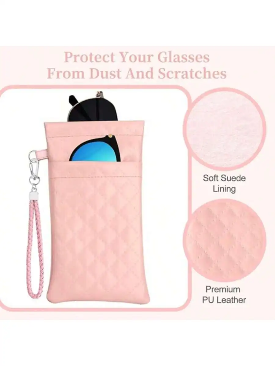 soft double layer glasses case,glasses casebag,glasses bag,squeeze glasses case,sunglass case protective cover,glasses storage