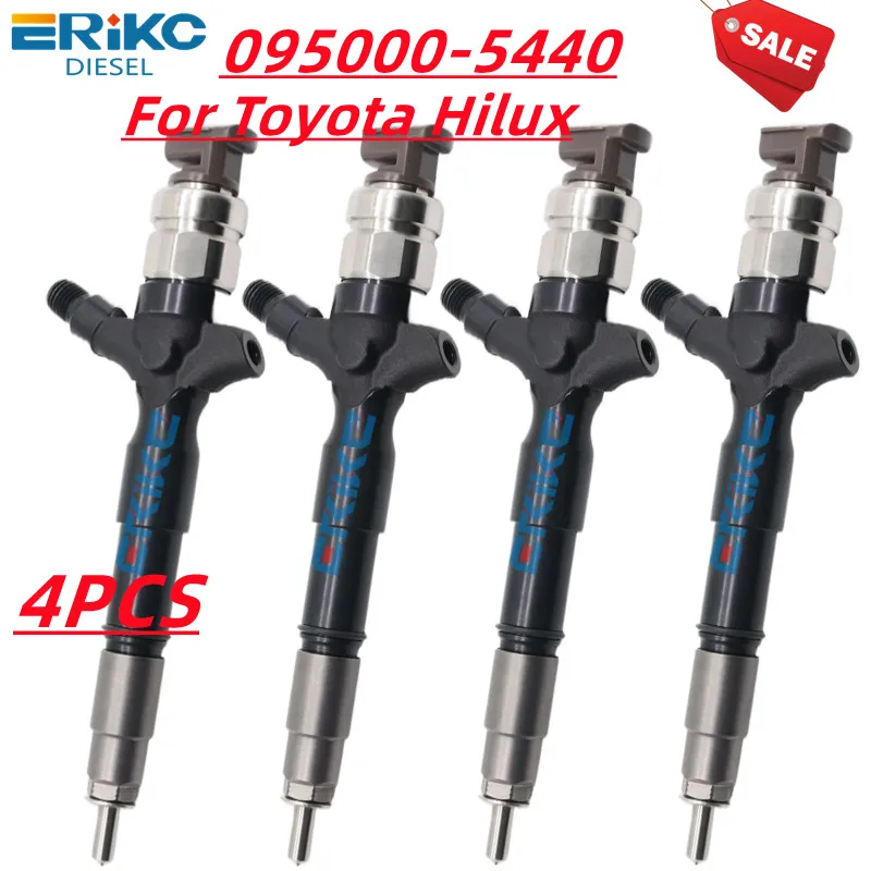 095000-5442 9709500-5441 095000-5440 Common Rail Exchange Injectors 095000 5440 For Toyota Hilux 0950005440 4PCS