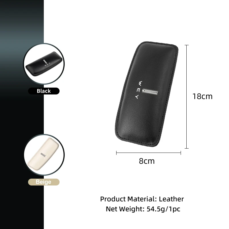 Leather Car Knee Pad Thigh Support Armrest Elbow Cushion Auto Interior Accessories For WEY Tank 500 Macchiato Coffee 01 02