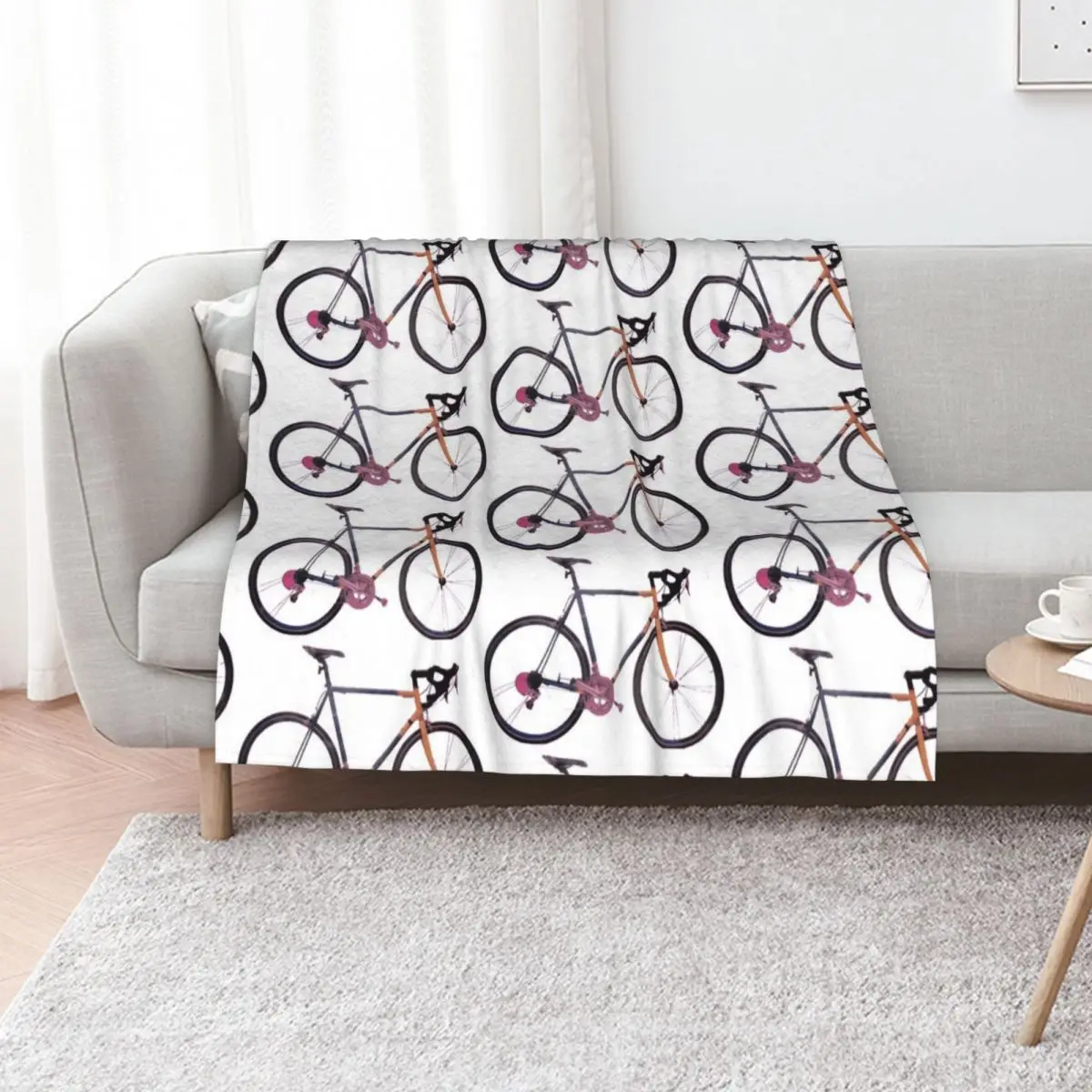 

cycliste Throw Blanket Hair heavy to sleep For Baby Sofa Throw Blankets