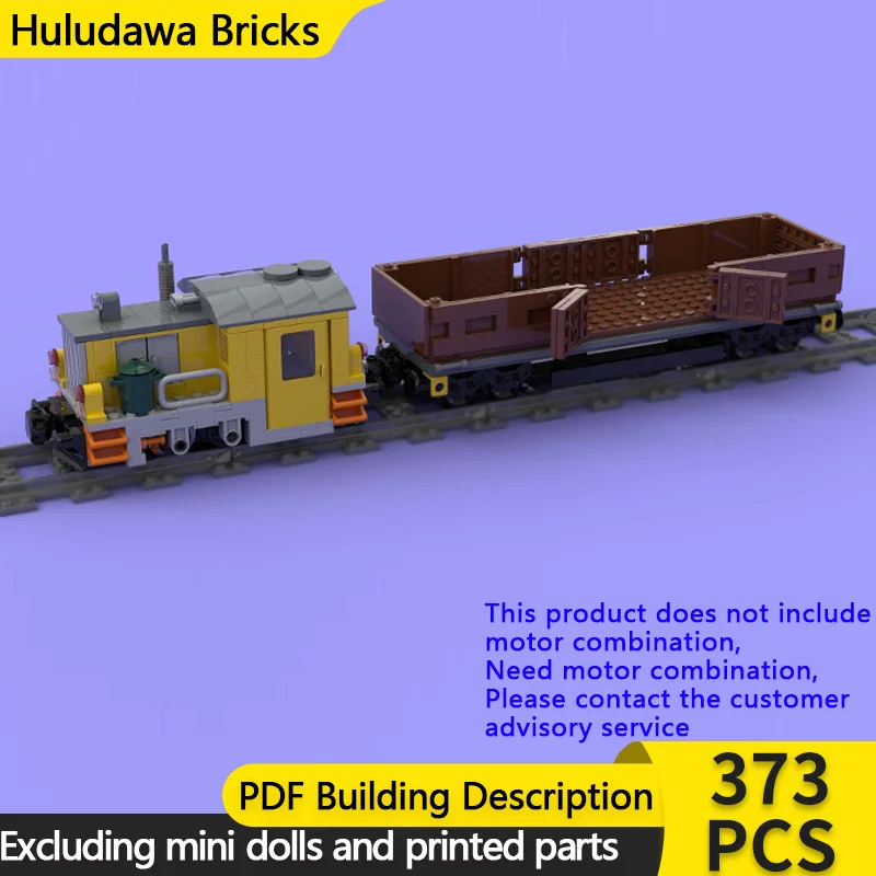 

Конструктор «Городской автомобиль» MOC: Поезд с открытым вагоном, модульная технология, развивающая игрушка для детей, подарок на праздник, набор для сборки