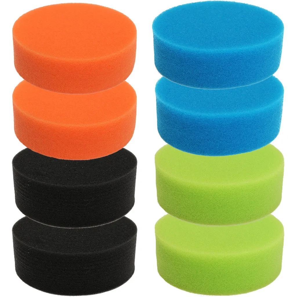 18 قطعة 3 "80 مللي متر سيارة الصبح تلميع القرص إطارات لامعة الإسفنج التلميع لوحة تلميع عدة مجموعة لسيارة الملمع ث/5/16 موضوع الوسادة #3