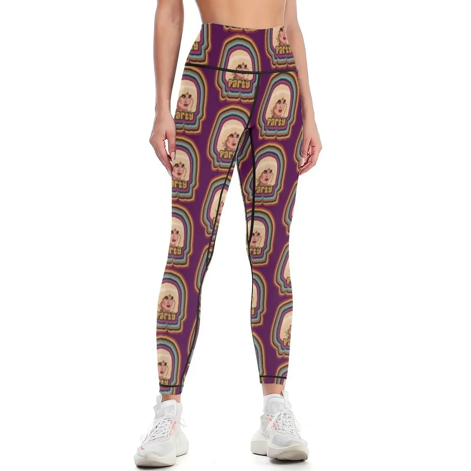 

Katya Zamolodchikova - Party Leggings Fitness's gym clothes Women's tights Womens Leggings