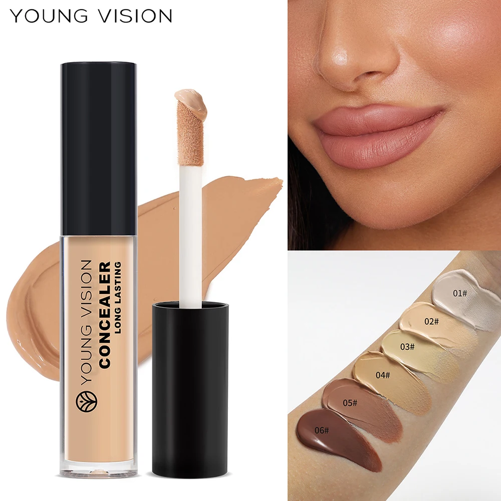 YOUNG VISION 6 Color matte Liquid Concealer Natural long-lasting texture delicate embellish skin blemishes