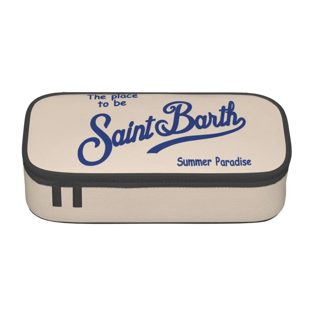

Customized S-Saint B-Barth Pencil Cases for Girl Boy Large Storage Game Chessboard Pencil Pouch Stationery