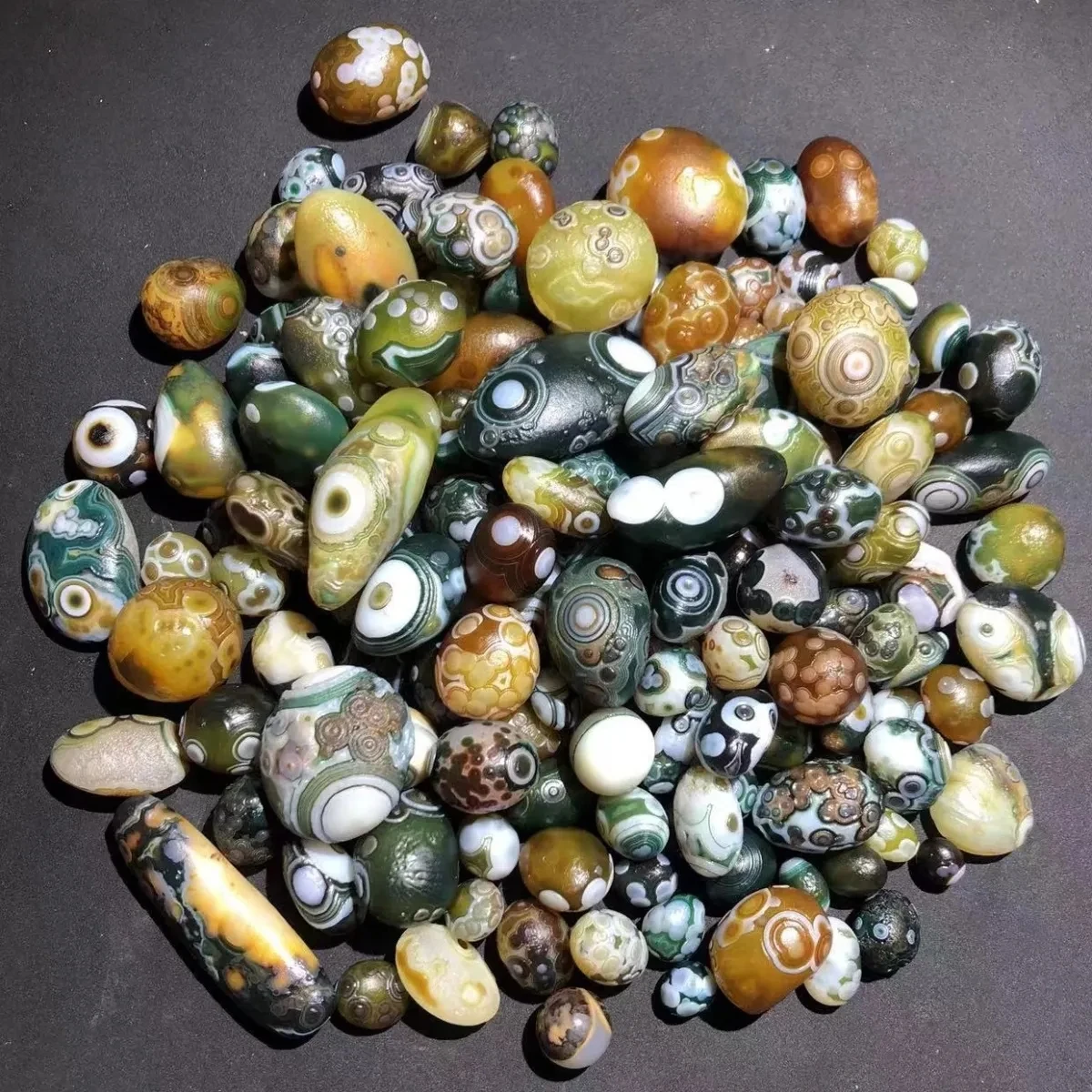 Natural Crystal Spotify Stone Eye Agate Texture Clear Spruce Fine Texture Transparent Wholesale And Retail Rare As Expensive