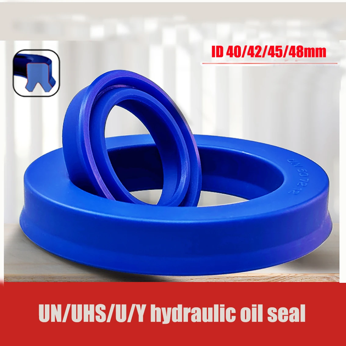 

Радиальное гидравлическое уплотнение вала Полиуретановый поршневой вал Поршневой стержень ПУ с одной кромкой U-образные сальники чашки