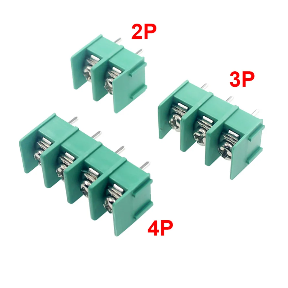 Conector de bloque de terminales de tornillo, 10 piezas, 300V/20A, 7,62mm, KF7.62 - 2P 3P 4P, paso de 7,62mm, 10 piezas, 300V/20A