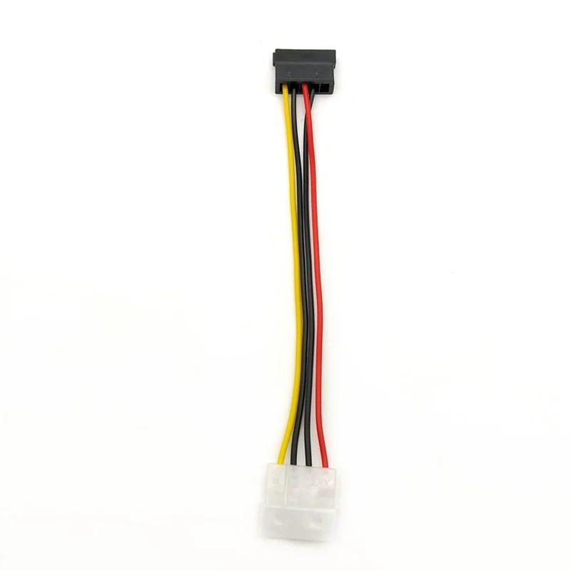4 Pin Molex Female TO 15pin SATA Female Power Supply Cable for SATA Dvires IDE Plug To 15 Pin SATA Conversion Cable
