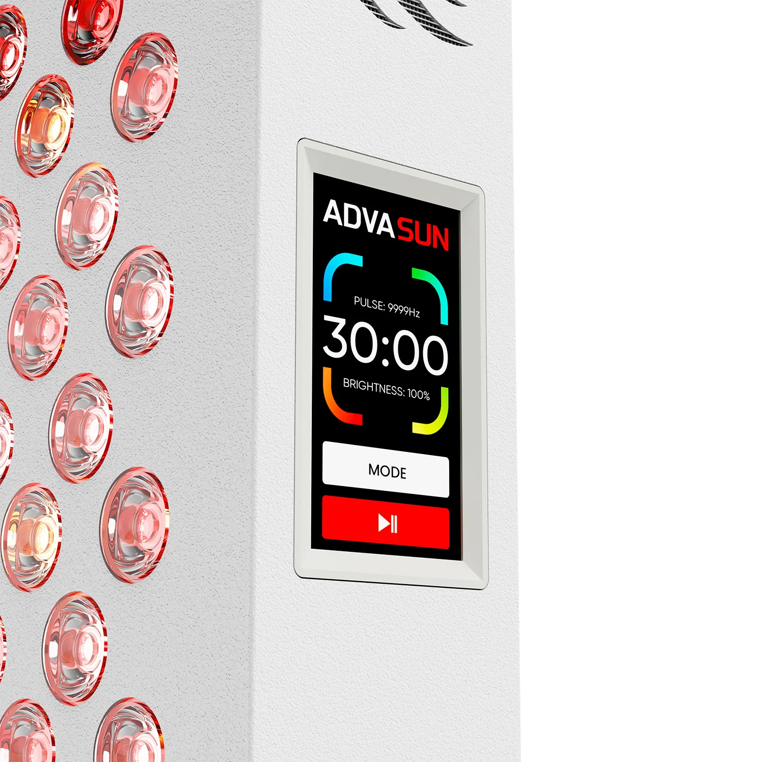 ADVASUN ADMid pain relief Touch Screen Standing Device with Near Infrared and Red Light Therapy US Plug red light therapy panel